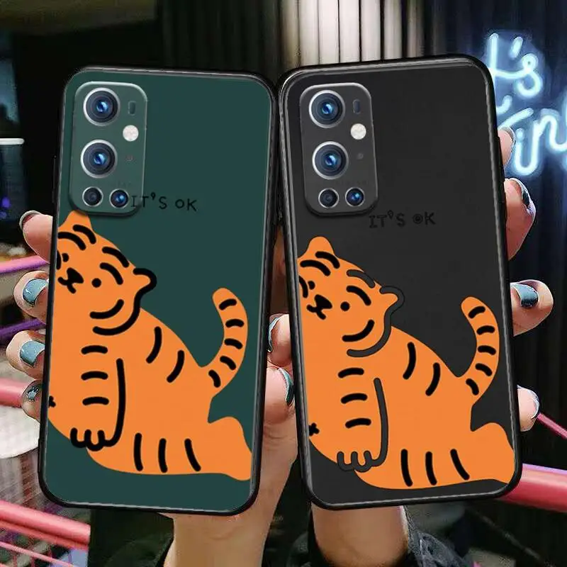 

funny cute tiger For OnePlus Nord N100 N10 5G 9 8 Pro 7 7Pro Case Phone Cover For OnePlus 7 Pro 1+7T 6T 5T 3T Case