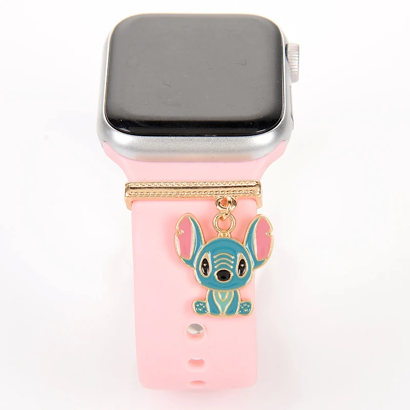 Decoration for Apple Watch Band Decorative Charms Diamond Jewelry IWatch 8/Galaxy Watch 5/4 Bracelet Silicone Strap Accessories