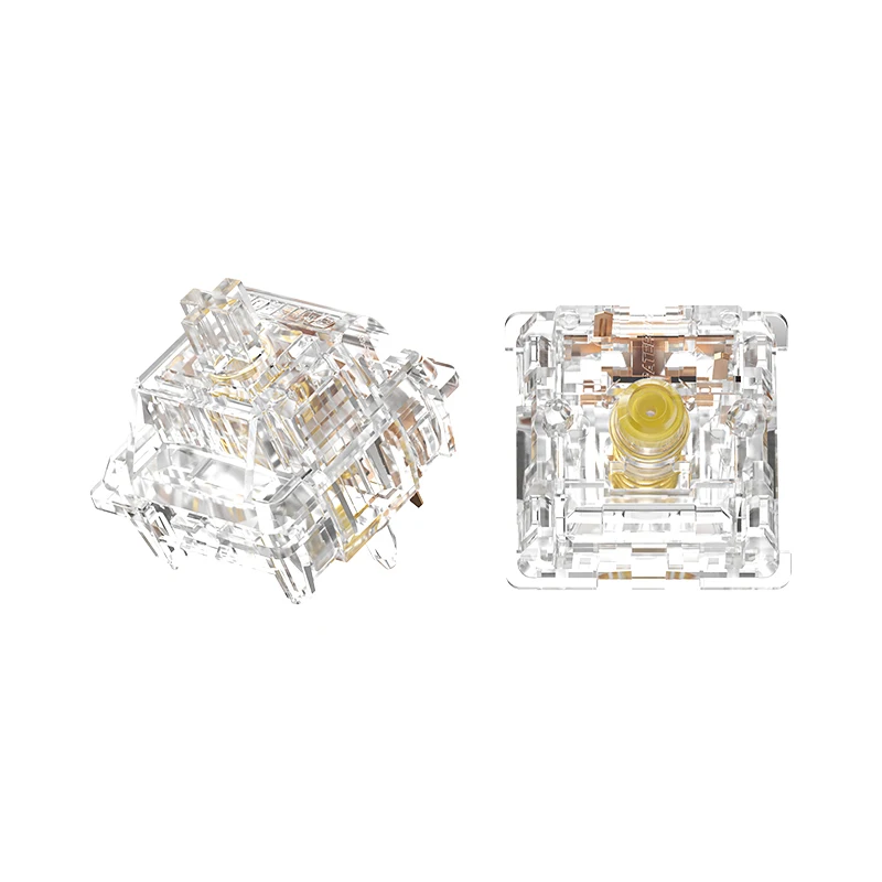 GATERON V2.0 Северный полюс прозрачный желтый переключатель 5-контактный линейный