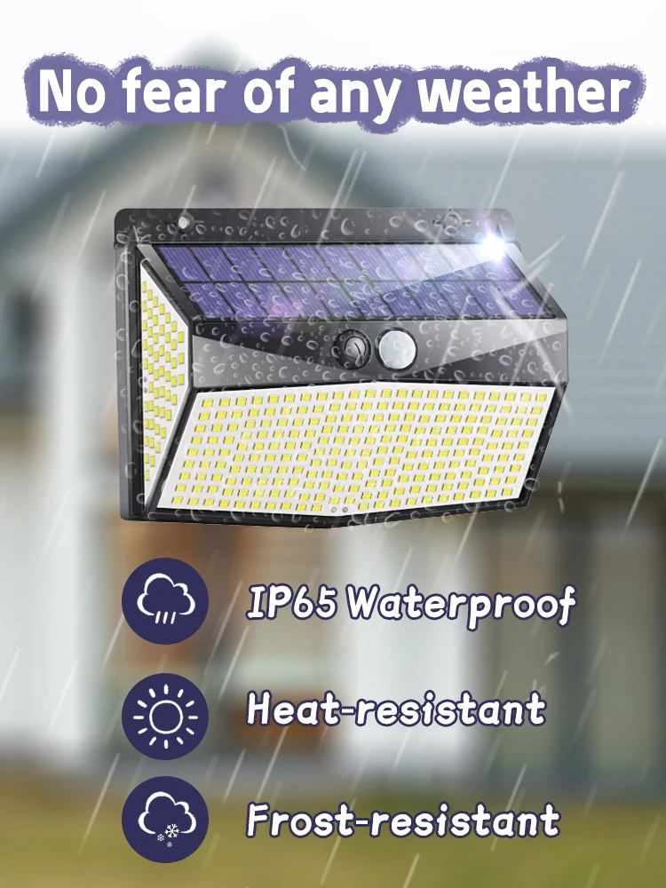 3 режима водонепроницаемые 318 светодиодные фонари с датчиком движения на