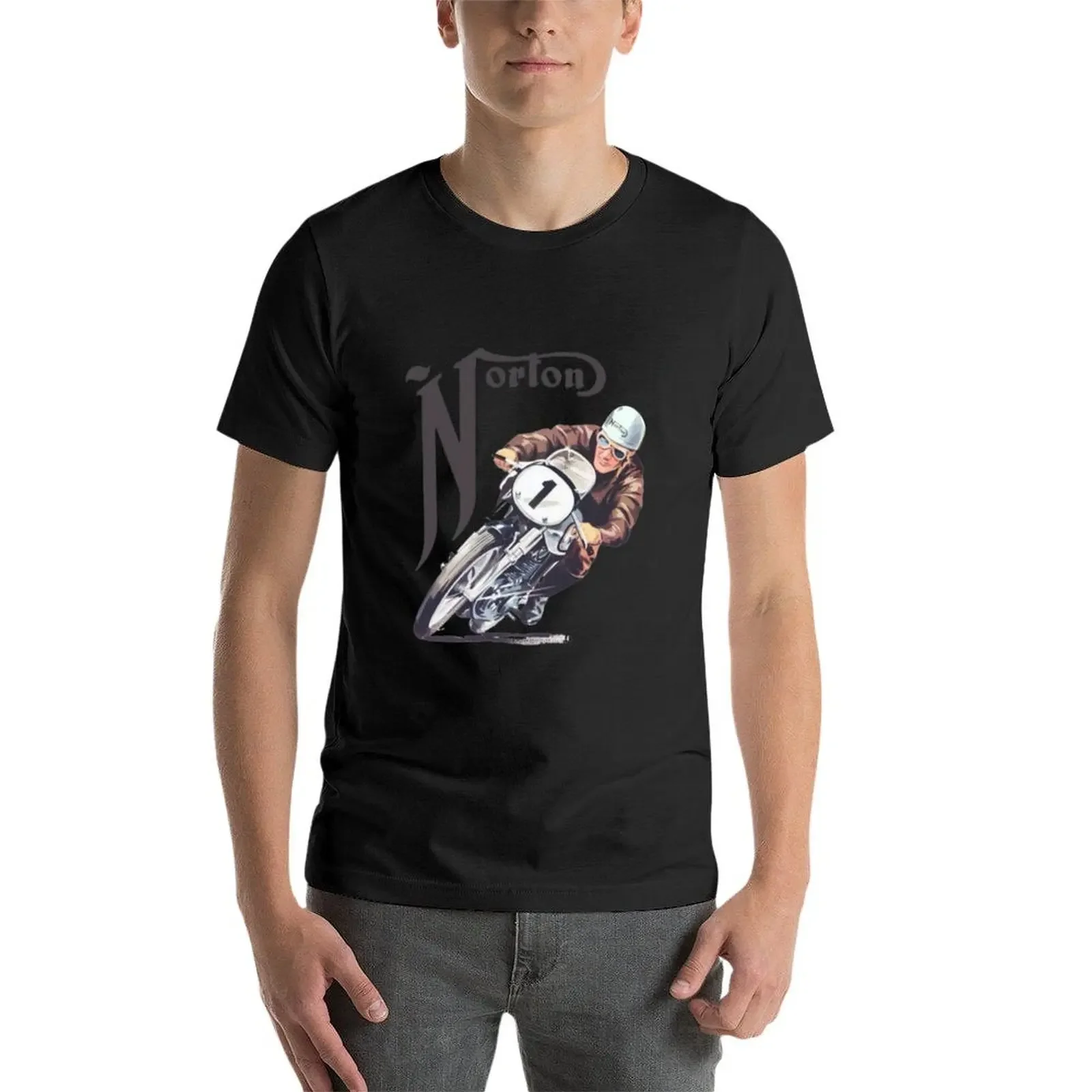 Футболка nort мужская футболка аниме футболки возвышенные для мужчин хлопок