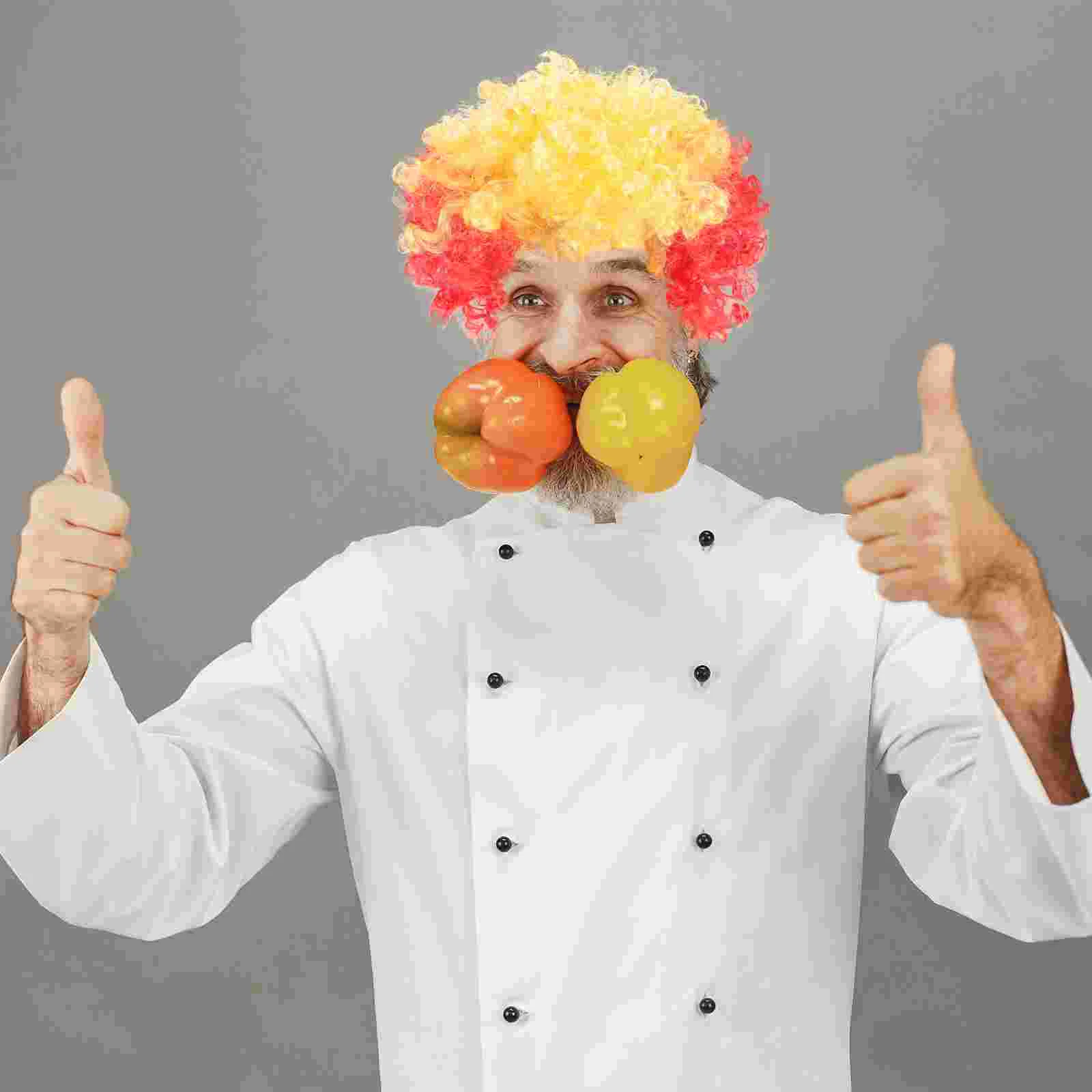 

Decorative Carnival Party Resistant Clown Clown Decor Colorful Wig for Party Festival Carnival Parties