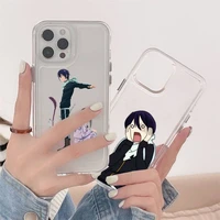 japanese yato noragami anime phone case transparent soft for iphone 12 11 13 7 8 6 s plus x xs xr pro max mini