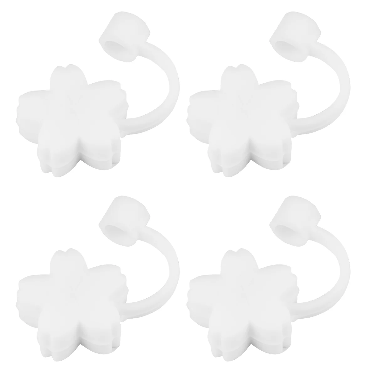 

Reusable Straw Tip Reusable Straw Tips Silica Gel Creative Straw Cover Decorative Straw Tip Girl