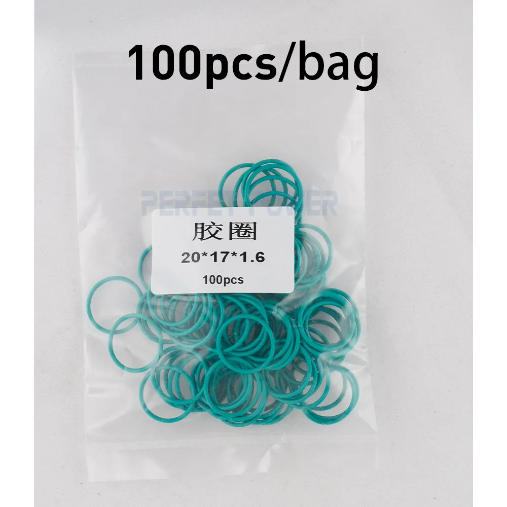 

100pcs/bag Oil Resistance O-Ring for 110 Series Common Rail Fuel Injector Sealing Ring
