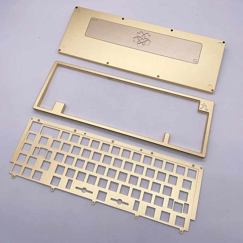

Custom Anodized Aluminum Keyboard parts CNC Machining anodize red blue gold Aluminum brass Parts cnc case