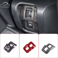 for subaru brz for toyota 86 2022 carbon fiber car trunk switch button frame decorative sticker car interior accessories