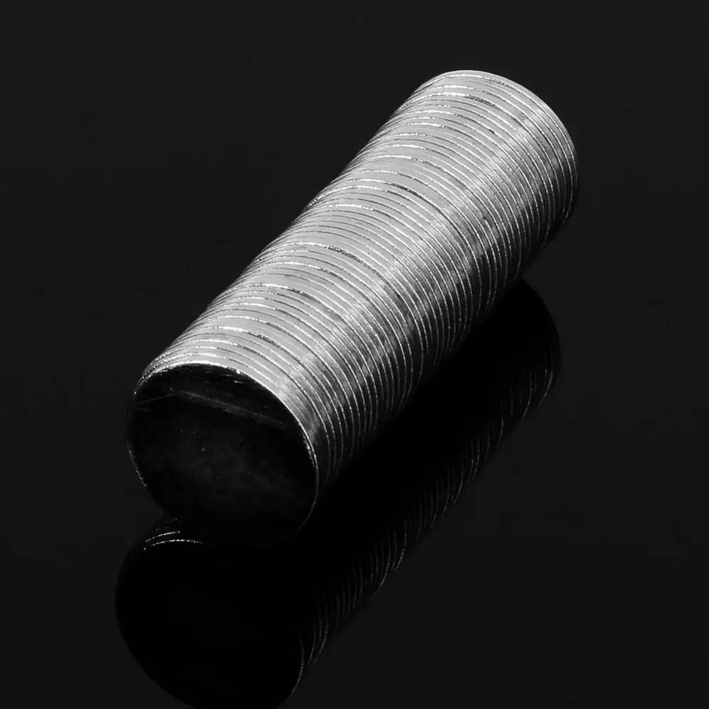 

Round Round Disc Block 50Pcs Strong Magnets Neodymium Magnets 15x1mm N50 Super Disc Blocks 15mmx1mm Rare Earth 15*1mm Permanent