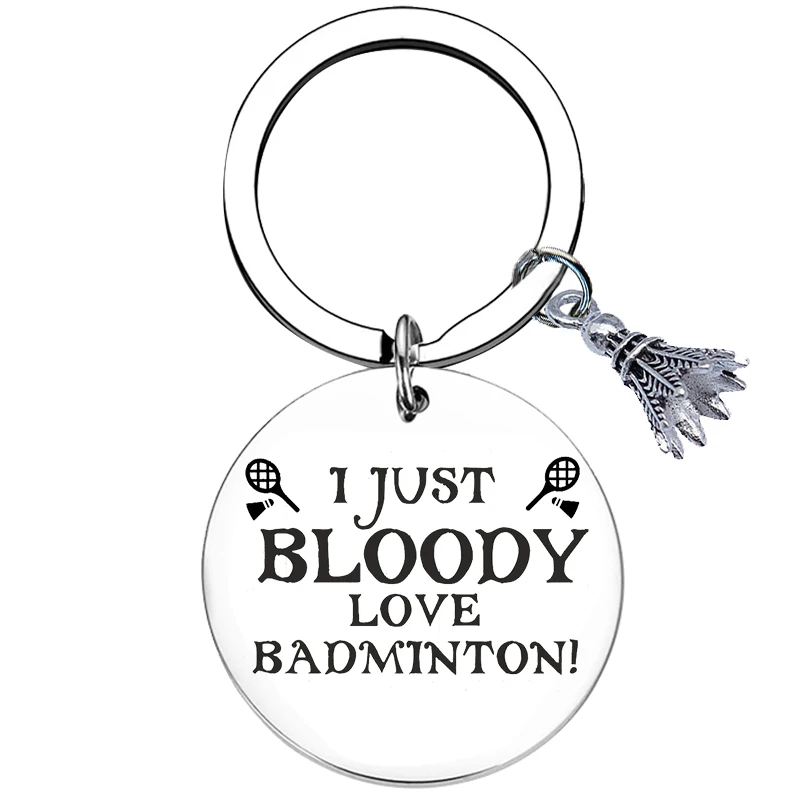 Брелок для ключей в виде бадминтона