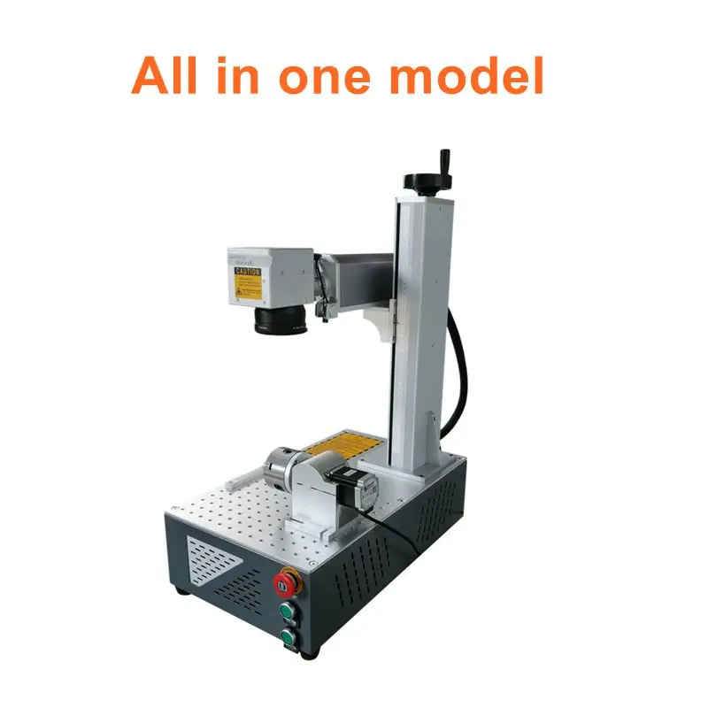 

Max Raycus 20W 30W 50W fiber laser marking machine For Engraving Gold Silver Copper Stainless can choose different rotary tools