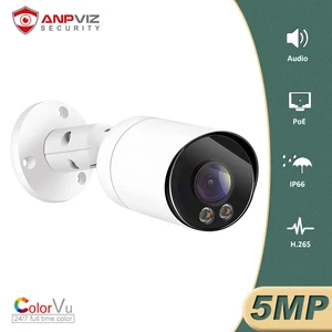 IP-камера Anpviz, 5 Мп, POE, 30 м, встроенный микрофон