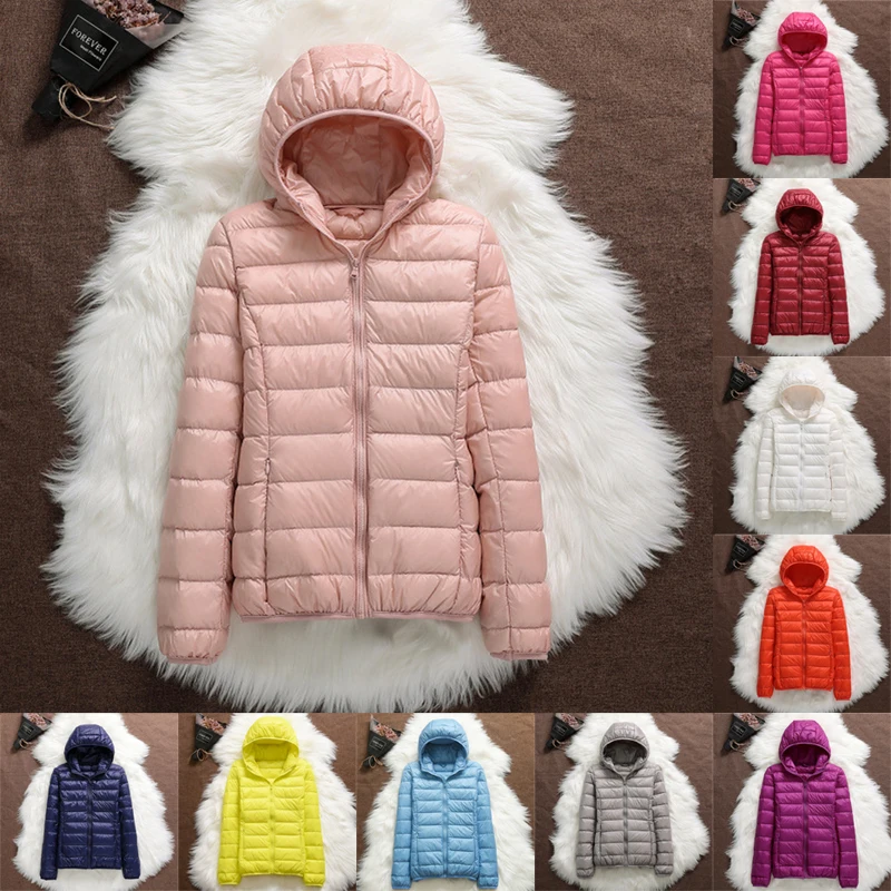 90% White Duck Down Jacket Women Autumn Winter Warm Coat Lady Ultralight Duck Down Jacket 2023 New Brand Female Windproof Parka