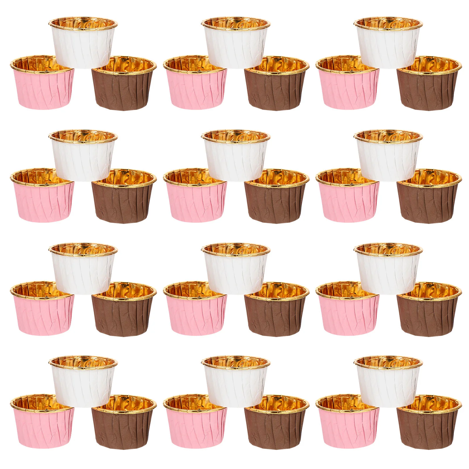 

Cupcake Cups Baking Liners Muffin Paper Dessert Wrappers Cup Aluminum Cake Disposable Ramekins Mini Bowls Cream Containers Ice