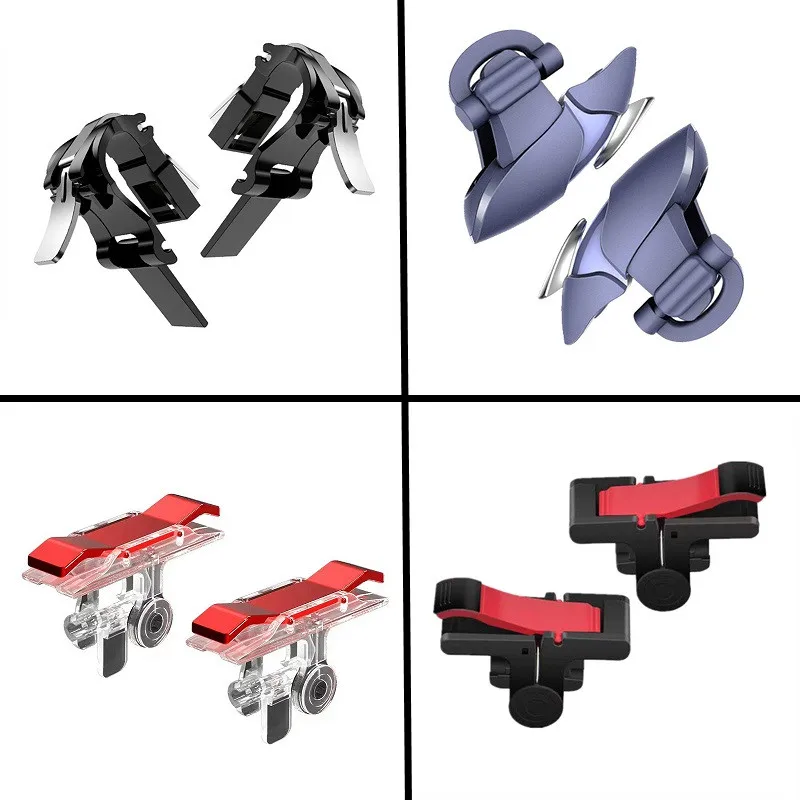 S4 мобильный игровой триггер для PUBG FPS прицеливание стрельба геймпад джойстик L1R1 ABS Кнопка для IPhone Android телефона игровой контроллер