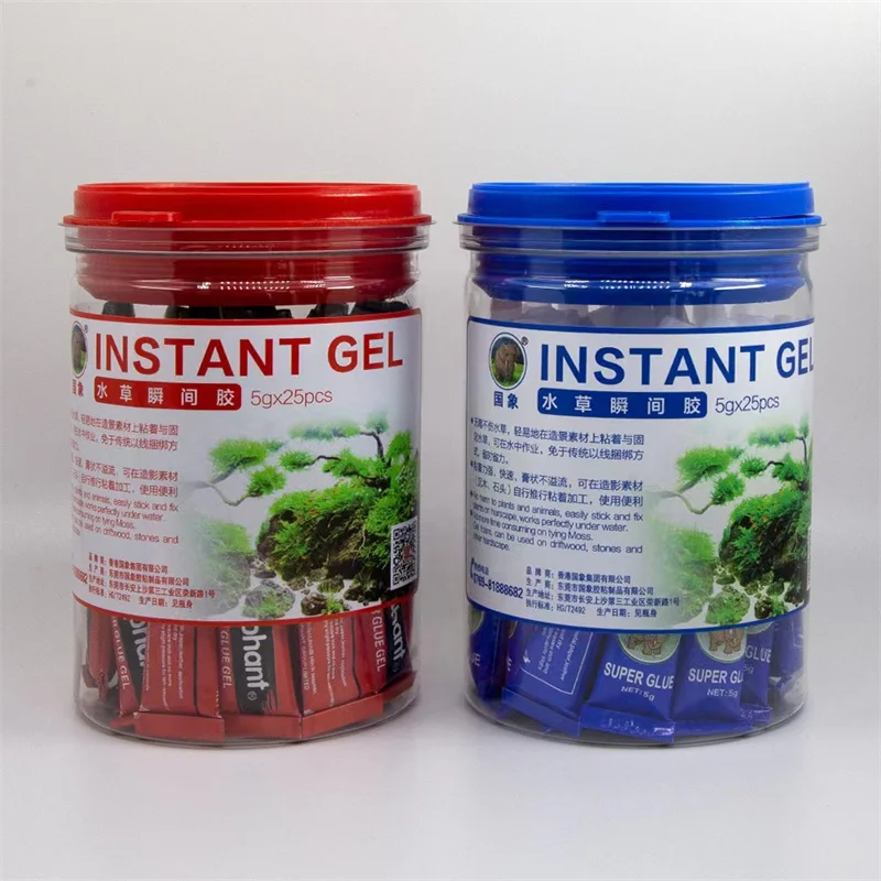 

Waterproof Water Plant Glue Aquarium Aquascape Instant Glue Bonding Sunken Wood Moss Coral Water Plant Glue