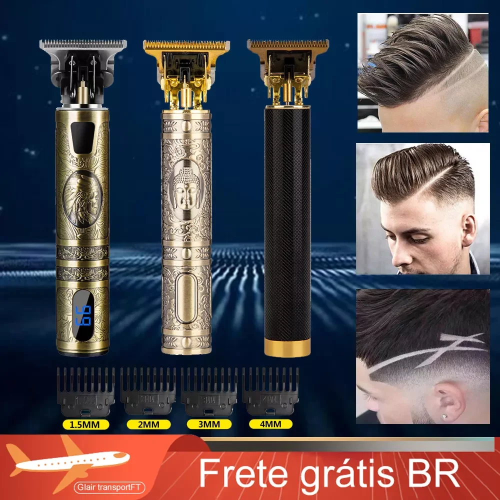 

Hair Cutting Machine Trimmer For Men Clipper Shaver BarberZ Shaving Professional Vintage T9 Mustache Finishing