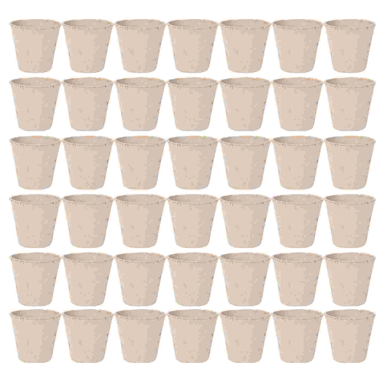 

50pcs Paper Pulp Nursery Pot Nursery Pots Cup Biodegradable garden supplies