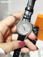 luxury diamond crystal women watches top brand full stone bezel dial female girls iced out quartz wrist clock tonneau wristwatch