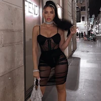 black sexy strapless mini summer style dress fashion blouses 2022 cheap vintage clothes for women female clothing harajuku