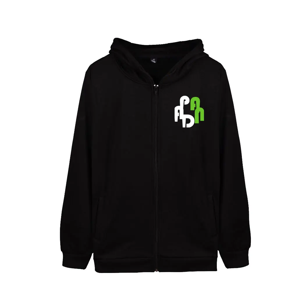 

New men and women couple sweater jacket spring and autumn hooded sweater casual loose ins zipper hooded cardigan sweater