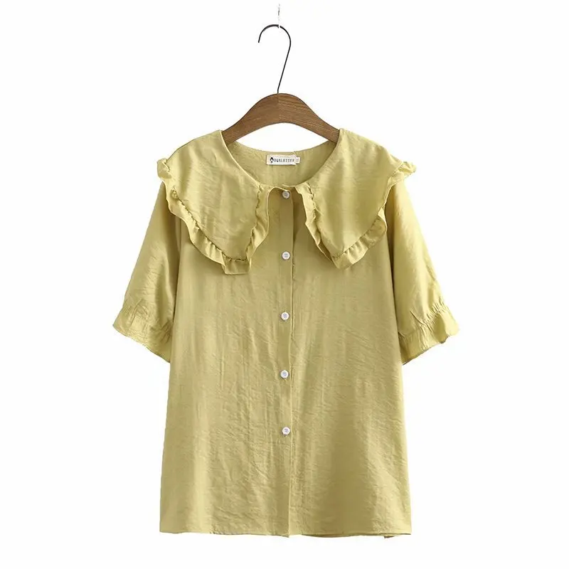 

2021 Summer Pregnant Women Loose Solid Color Short Sleeves t shirt one