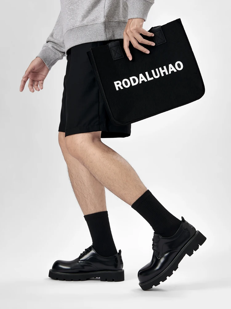 GOLDEN CAMEL мужские туфли дерби из натуральной кожи с круглым носком на толстой