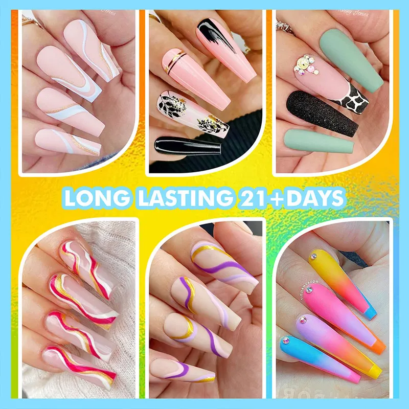 Гель-лак для ногтей LILYCUTE 7 мл Полупостоянный базовое и верхнее покрытие УФ