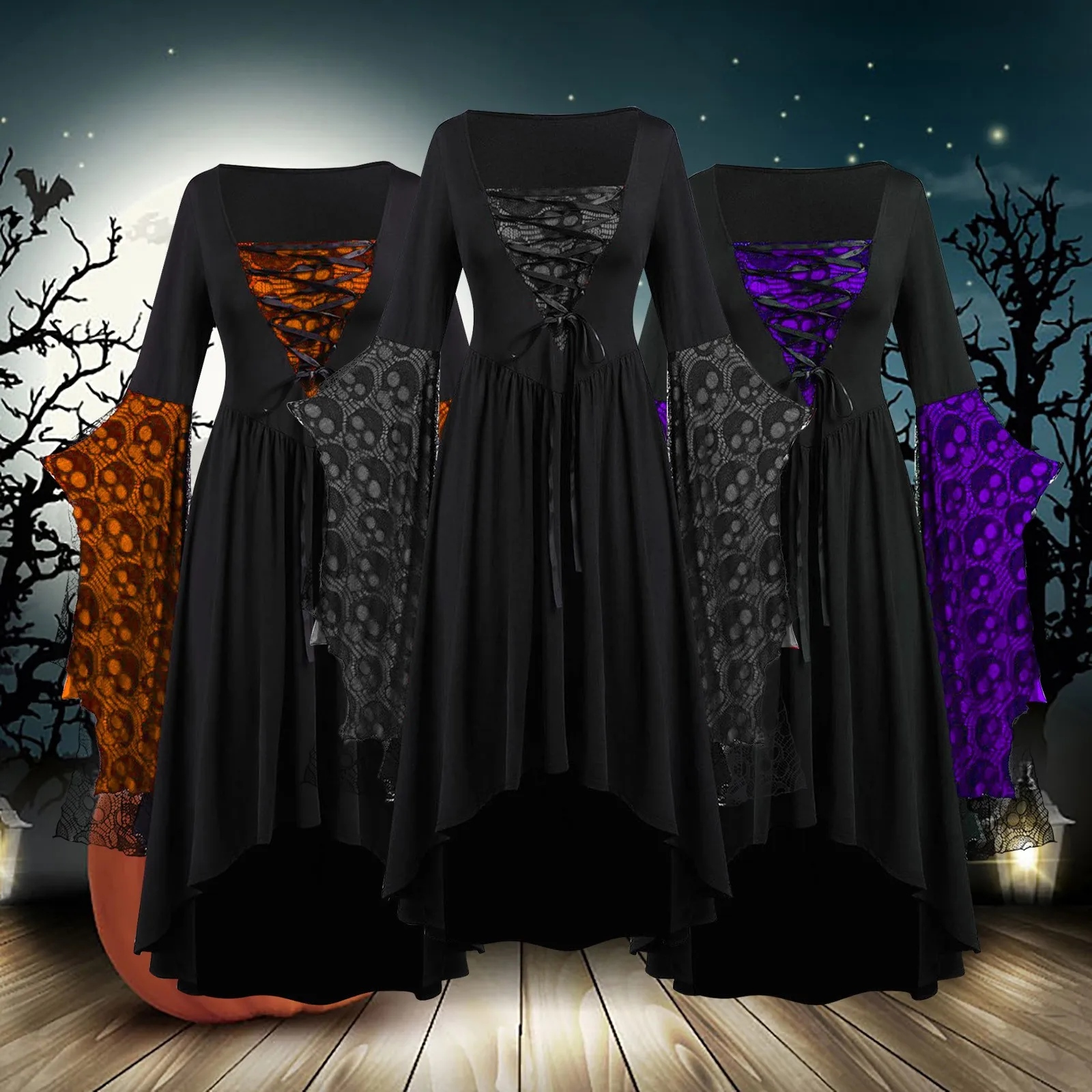 

Сексуальные аниме костюмы для косплея для женщин для секса женское готическое платье винтажное чайное платье Хэллоуин звеньеобразные узор...