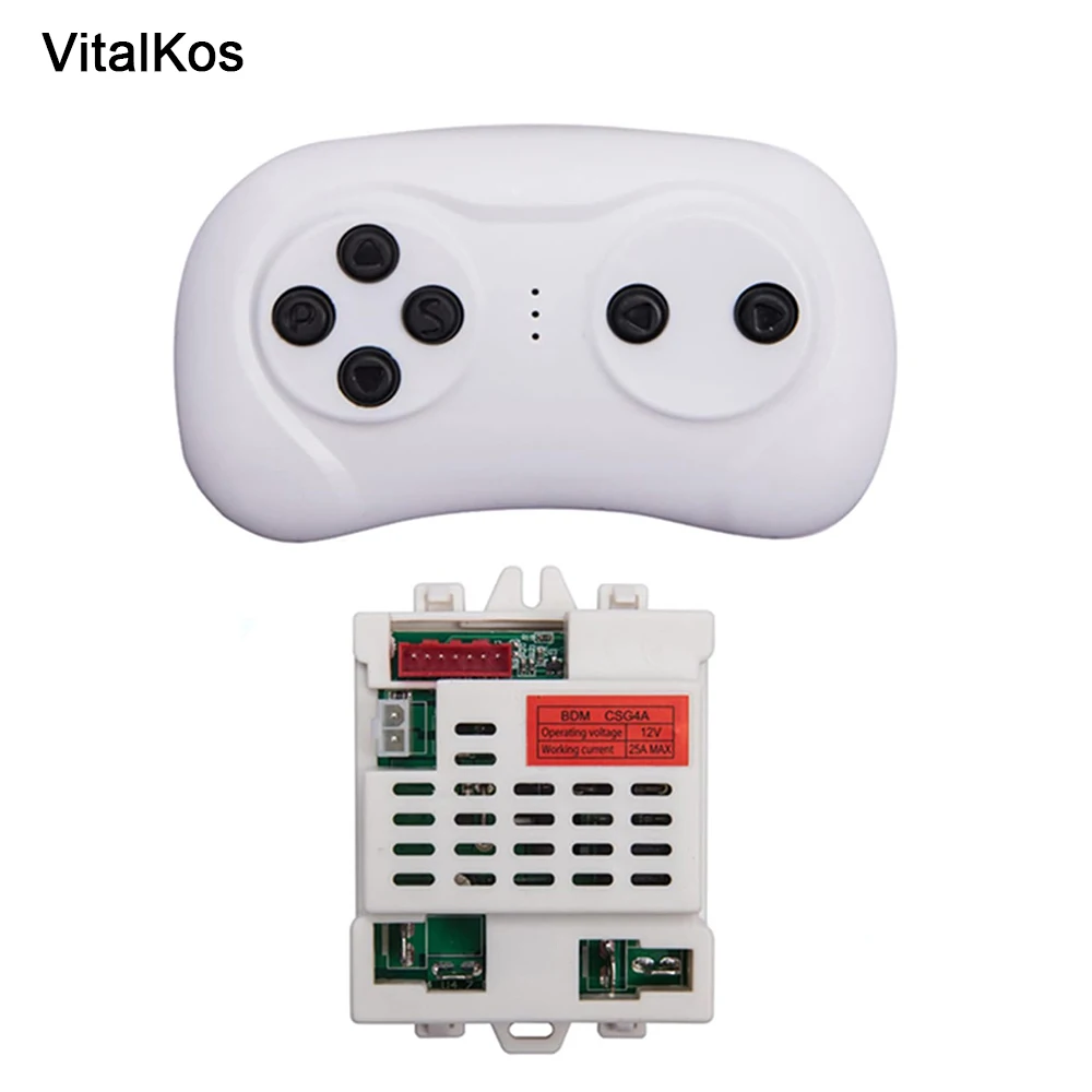 VitalKos BDM CSG4A 12V пульт дистанционного управления и приемник детского электрического автомобиля Bluetooth для езды на автомобиле запасные части