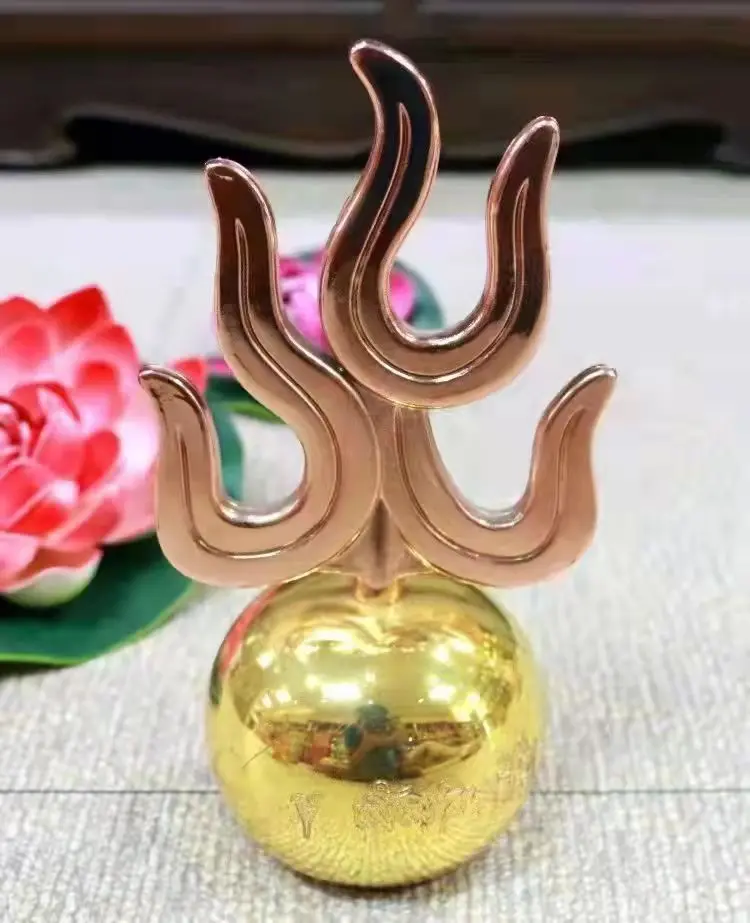 

Золотой тибетский огненный шар Kurisuta