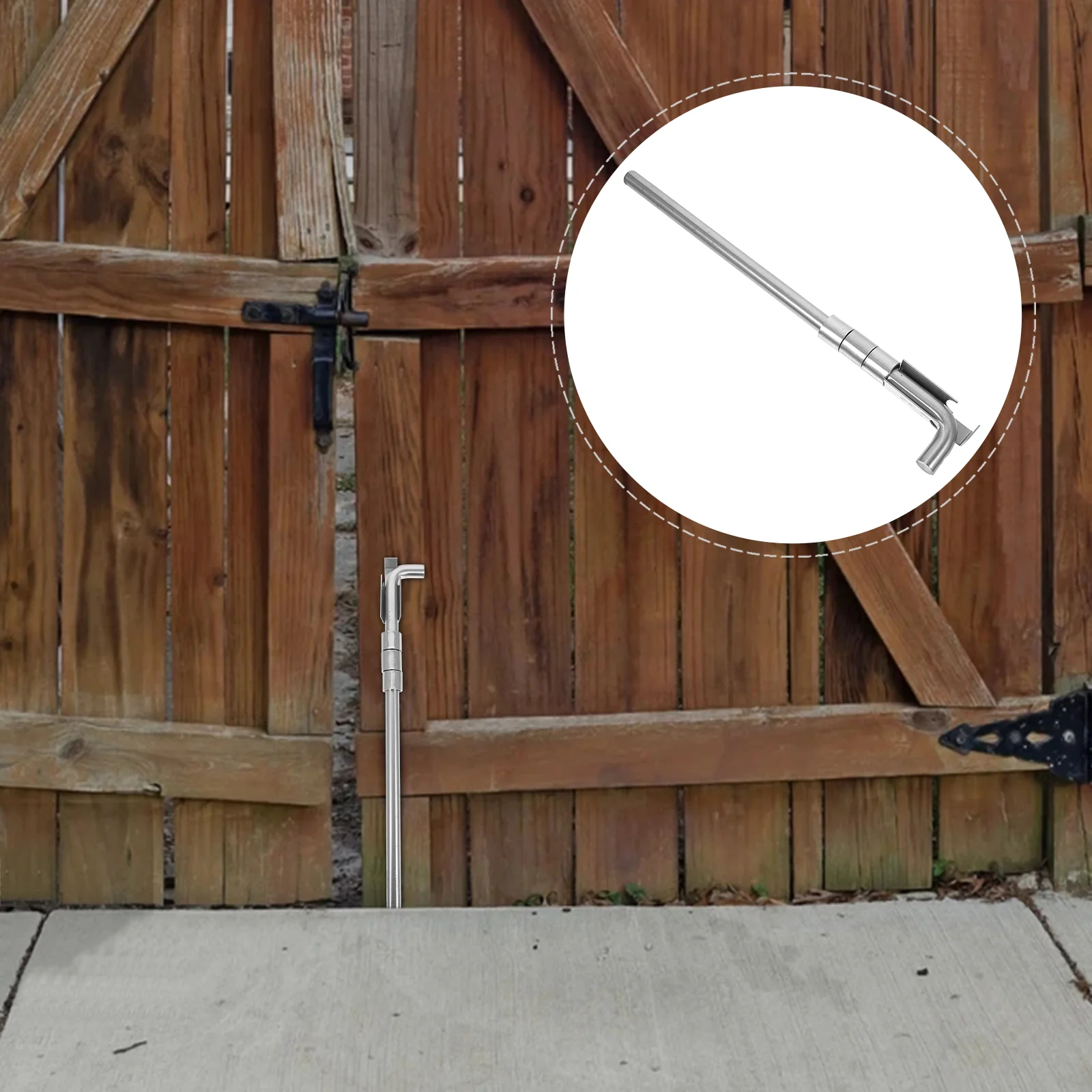 

Floor Latch Door Long Lock Durable Fence Stainless Steel Gate Ground Bolt Window