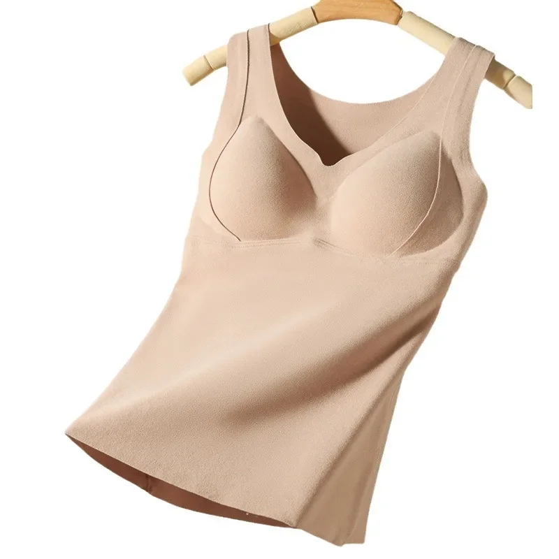 Осень/зима теплые бюстгальтеры женская утягивающая флисовая куртка бесшовный