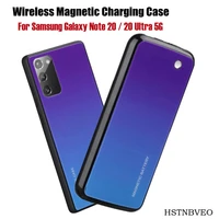 magnetic power bank charging cover for samsung note 20 battery case wireless battery charger case for galaxy note 20 ultra 5g