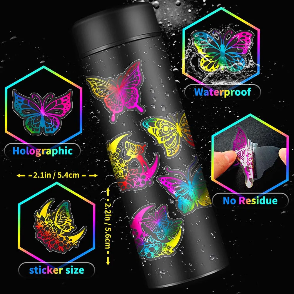 Рисунок 5 - 10/50/100Pcs красочный лазер бабочки