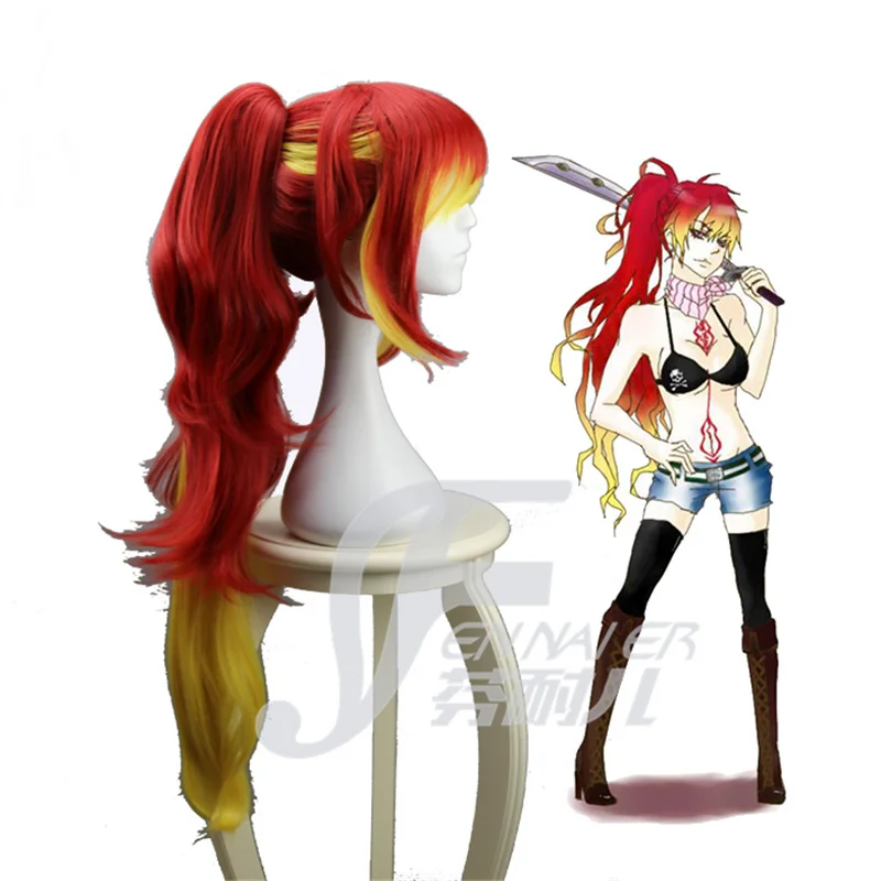 

Anime Blue Exorcist Kirigakure Shura Cosplay Wig Ao no Exorcist Role Play Kirigakure Shura Long Hair Ponytail Wig