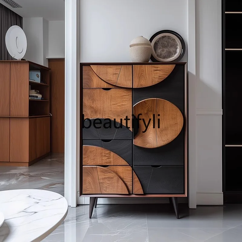 Художественный секретный шкаф. Персонализированный обеденный боковой шкаф в