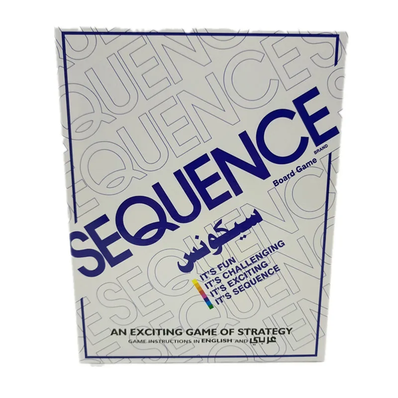 

Настольные игры, игрушки, оригинальная последовательность со складными настольными картами и чипами, семейная модель, стремление, игрушка ...