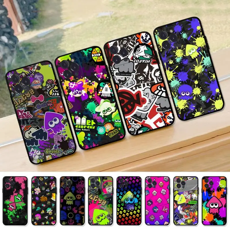 

Pearl Switch Splatoon 2 Phone Case For iPhone 8 7 6 6S Plus X SE 2020 XR XS 14 11 12 13 Mini Pro Max Mobile cover