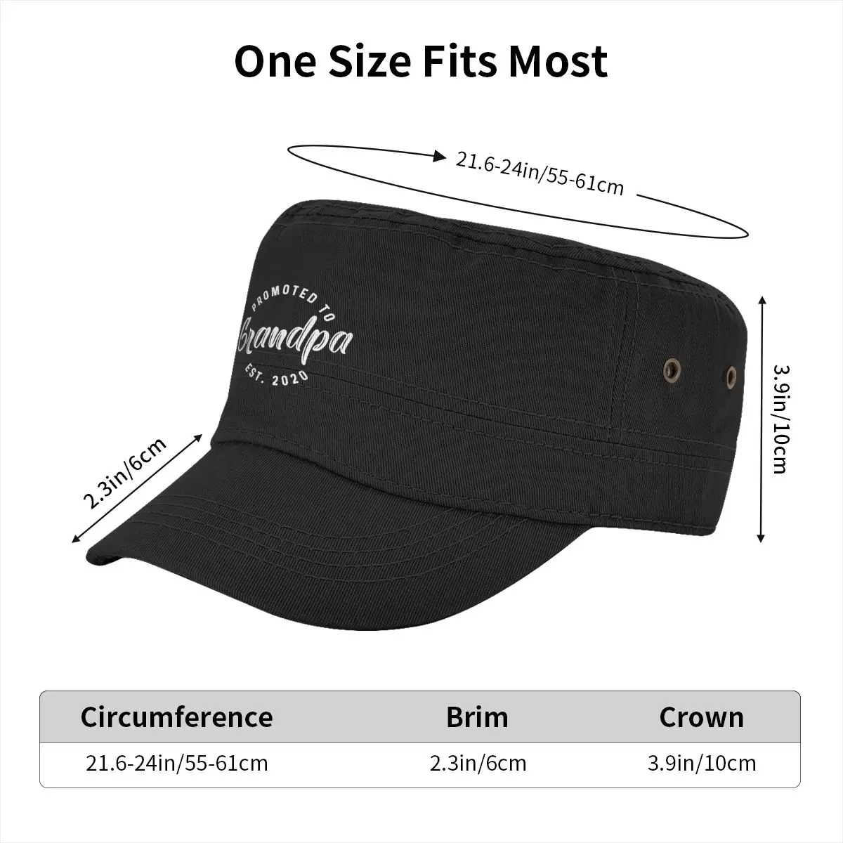 Кепка в стиле милитари с плоским верхом 2020 |