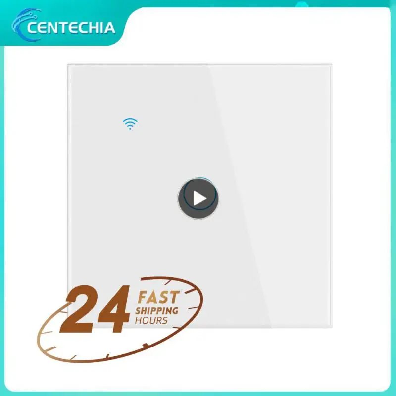 

1~5PCS Tuya EU US Wifi Smart Touch Switch 1/2/3/4 Gang Wall Switch Smart Life APP Remote Control Support Alexa Google Home Alice