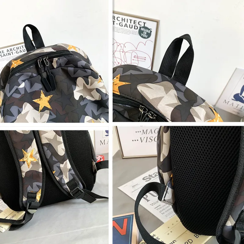 Fashion Waterproof Schoolbag for Teens Student Backpack Multi Pocket Nylon Girls Boys Bagpack Women Laptop Men Mochila