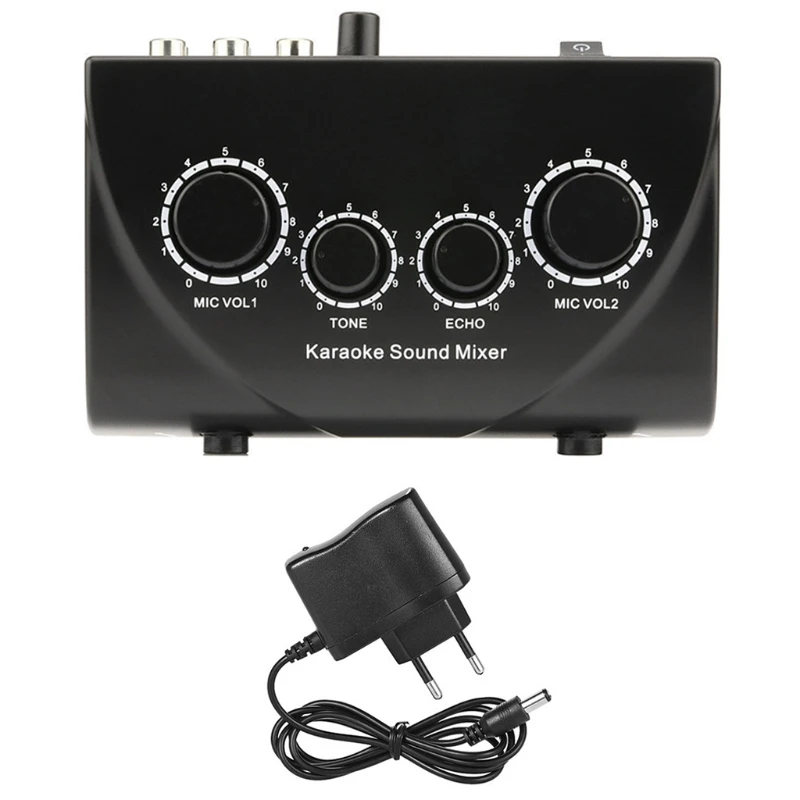Портативный микшер звука для караоке