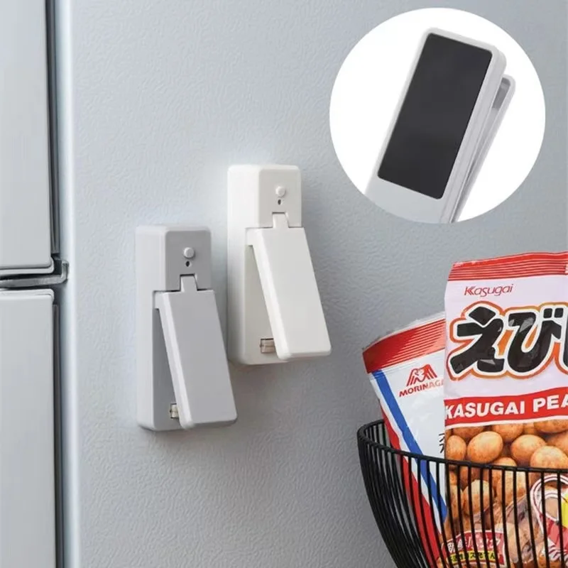 2in1 Heat Sealer USB Rechargeable Mini Sealer Cutting Storage Bag Clip Mini Sealer Sticker Sealer Food Snack Kitchen Accessories