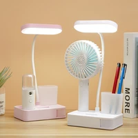 led table lamp usb rechargeable dimmable desk reading light foldable rotatable touch switch study work bedroom table lamps