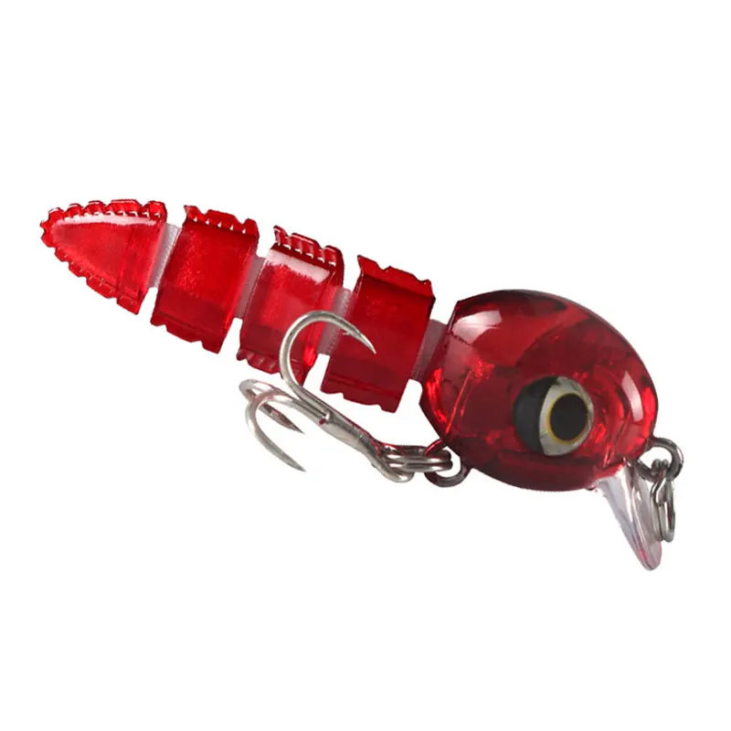 

AS Soft Casting Warm Lure Muti-Section Jointed Fishing Bait Wobbler Treble Hooks Hard Crankbait Sinking Tackle Pesca Swim Bait