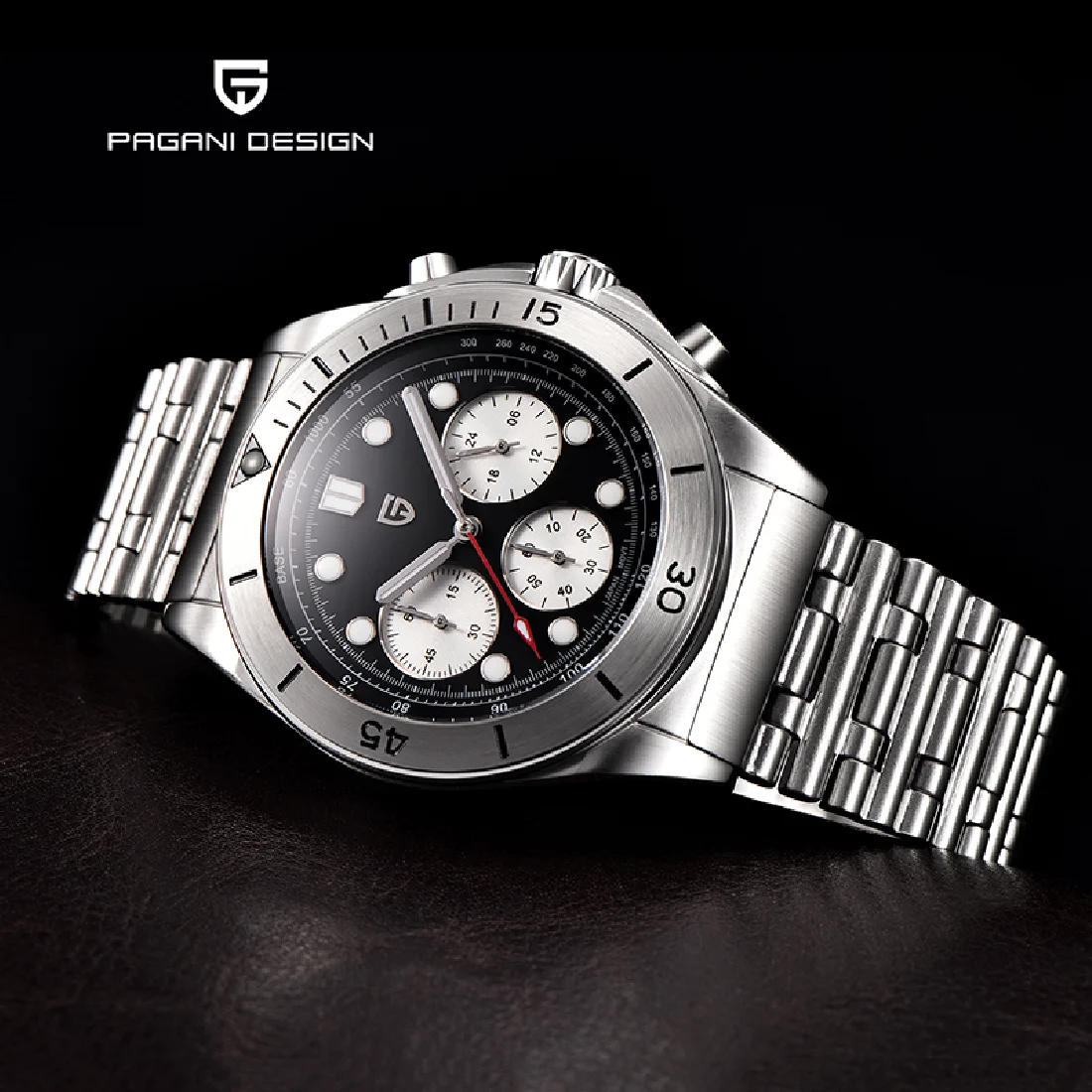 

Часы PAGANI DESIGN Мужские наручные, роскошные спортивные Кварцевые водонепроницаемые из нержавеющей стали с сапфировым стеклом