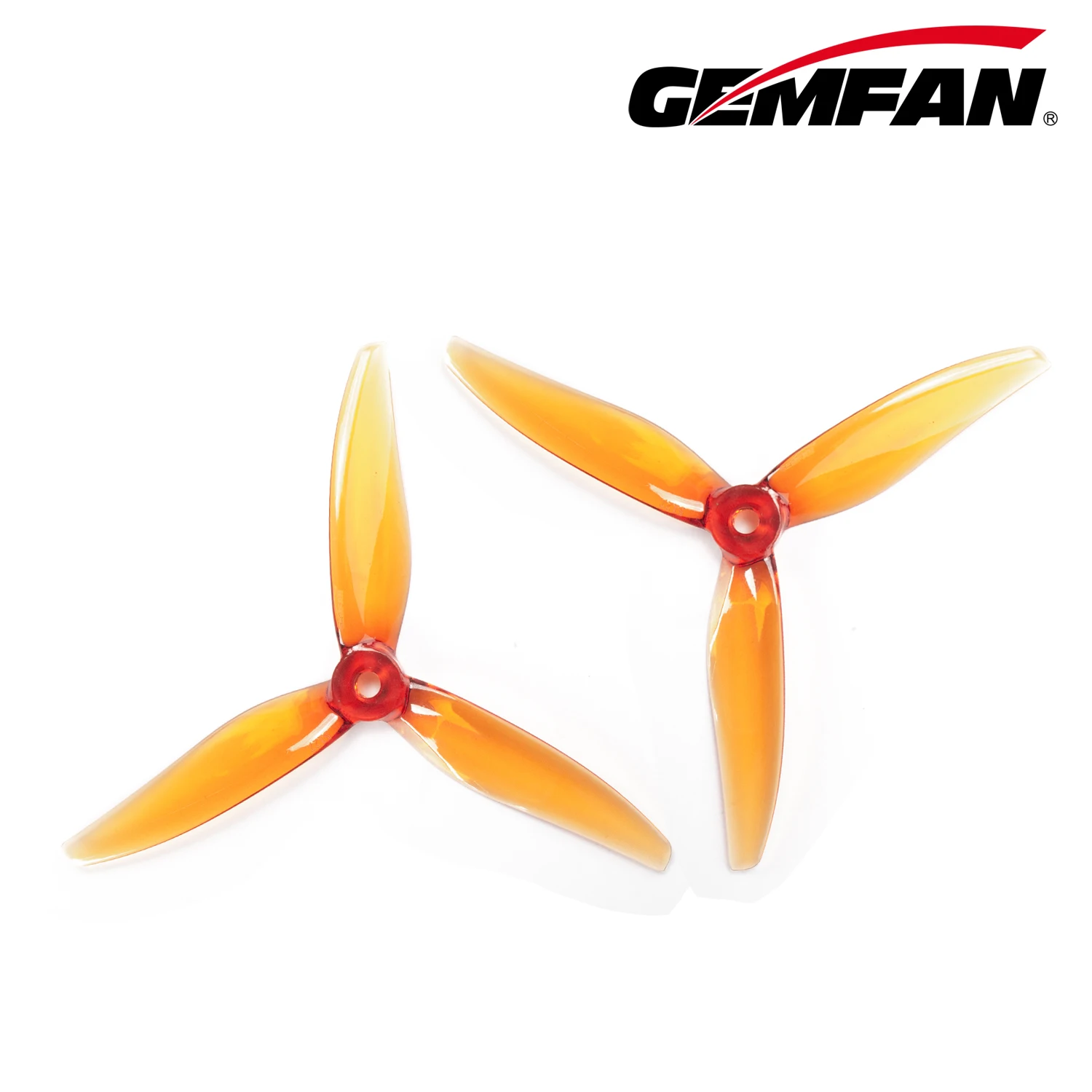 Gemfan Hurricane 5127 3-blades Orange PC propeller
