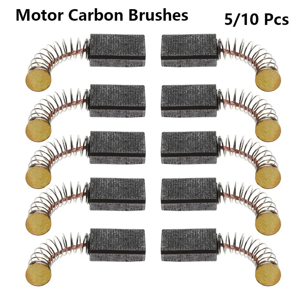 

5/10pcs Power Tool Carbon Brush Electric Hammer Angle Grinder Graphite Brush Replacement For Electric Motors Rotary Tool