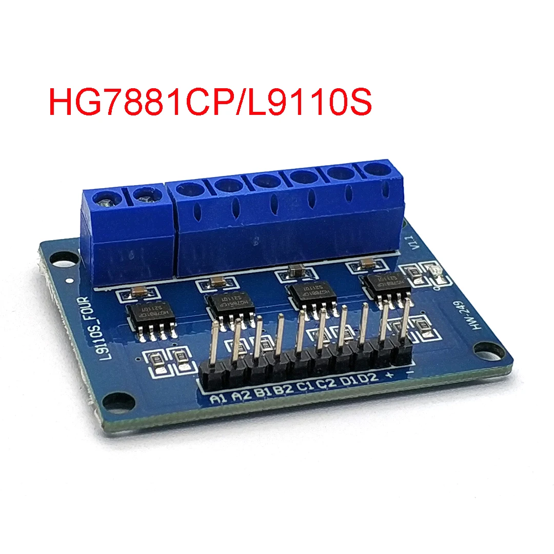 Шаговый двигатель постоянного тока L9110 L9110S / HG7881 HG7881CP H-bridge, двойной драйвер шагового двигателя постоянного тока, плата контроллера