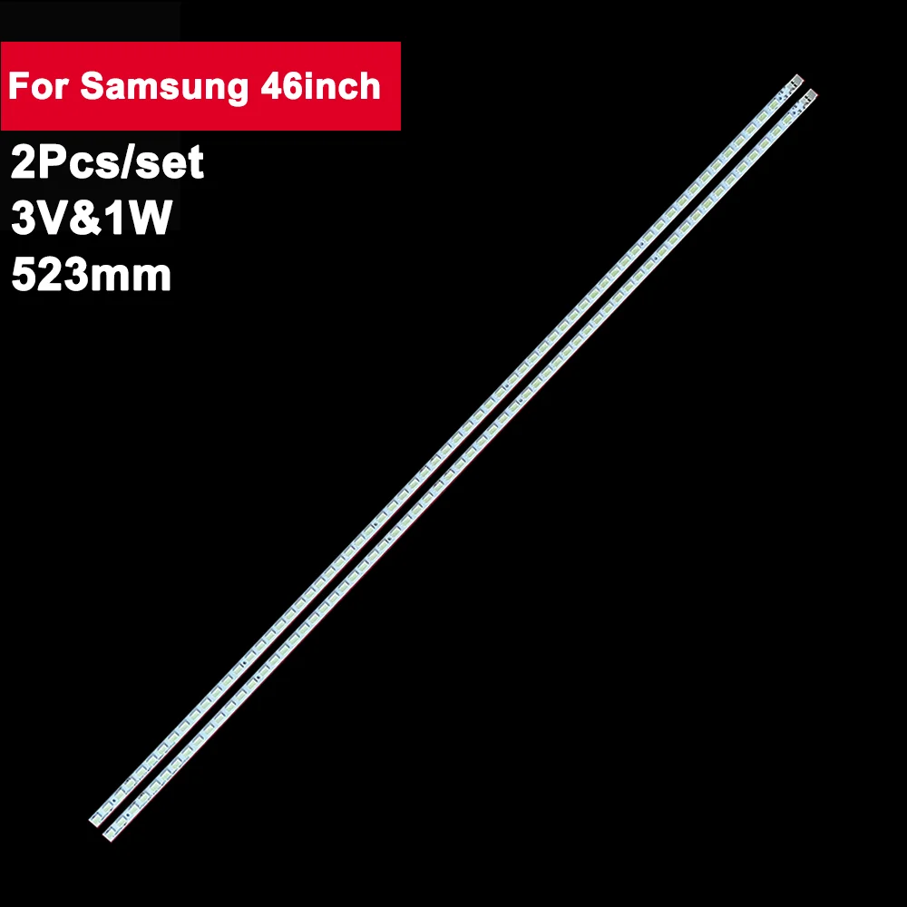 Светодиодная подсветка для Samsung 46 дюймов UA46C7000WF UA465000 UN46C6400RFXZA UE46C6000R E46C7700WS UE46C7000WWXXC UA46C5000, 2 шт.